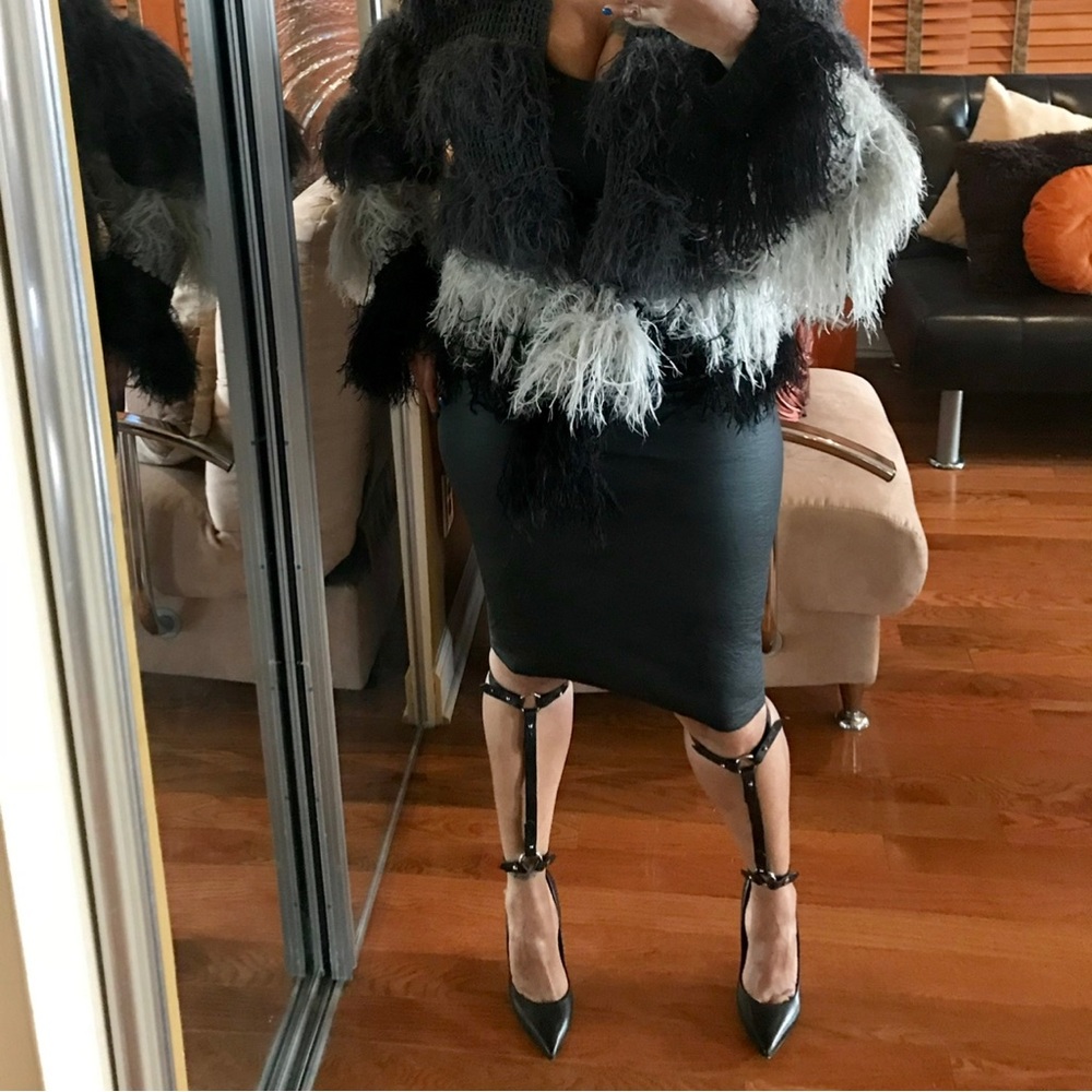 Black Pleather dress - Picture 13 of 13
